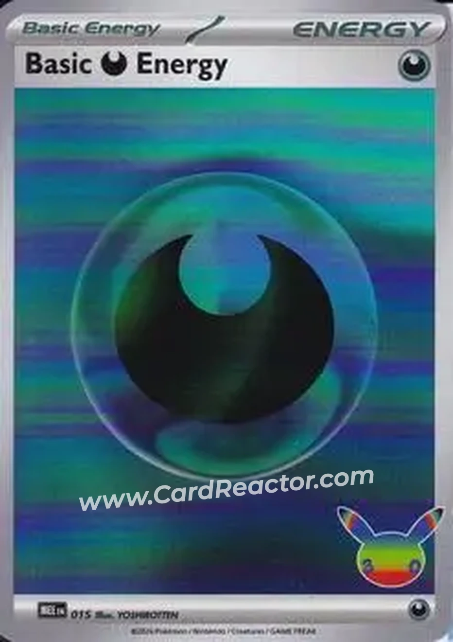 2026 Pokemon 30th Celebration - Energy #15 - Basic Darkness Energy