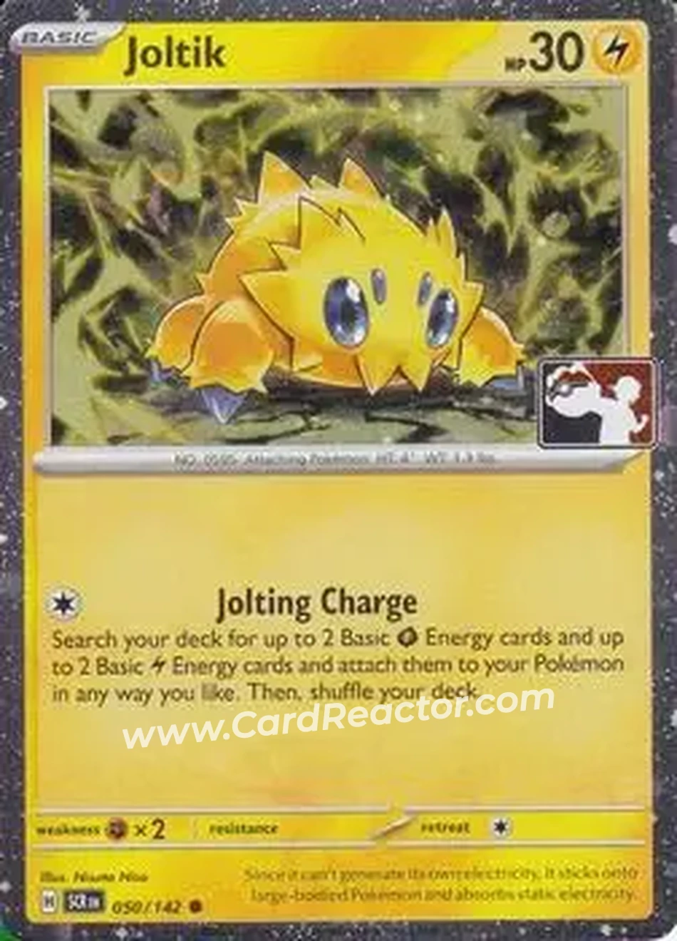 2025 Play! Pokemon Prize Pack Series Seven #050/142 - Joltik - Front