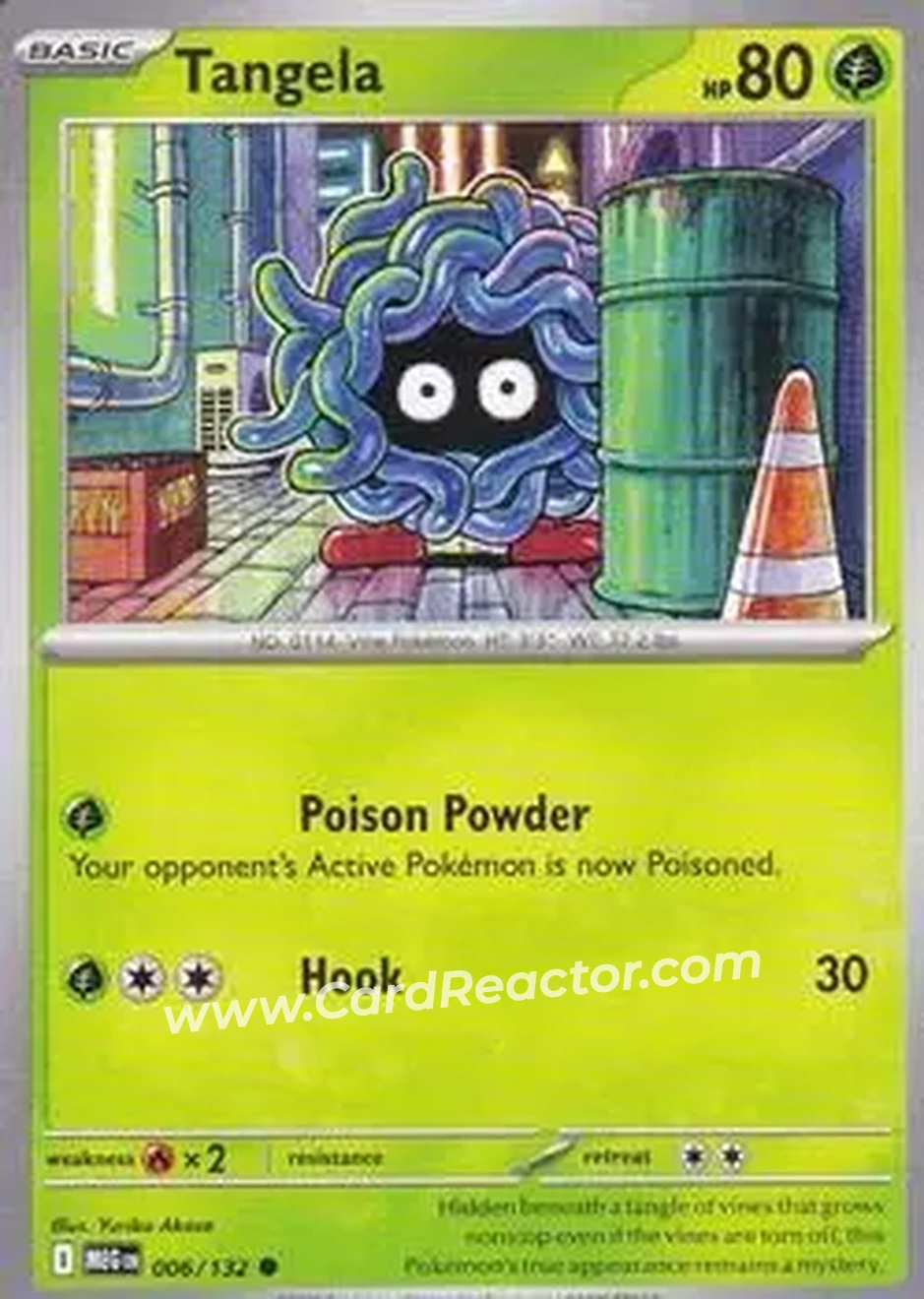 2025 Pokemon Mega Evolution #006/132 - Tangela - Front