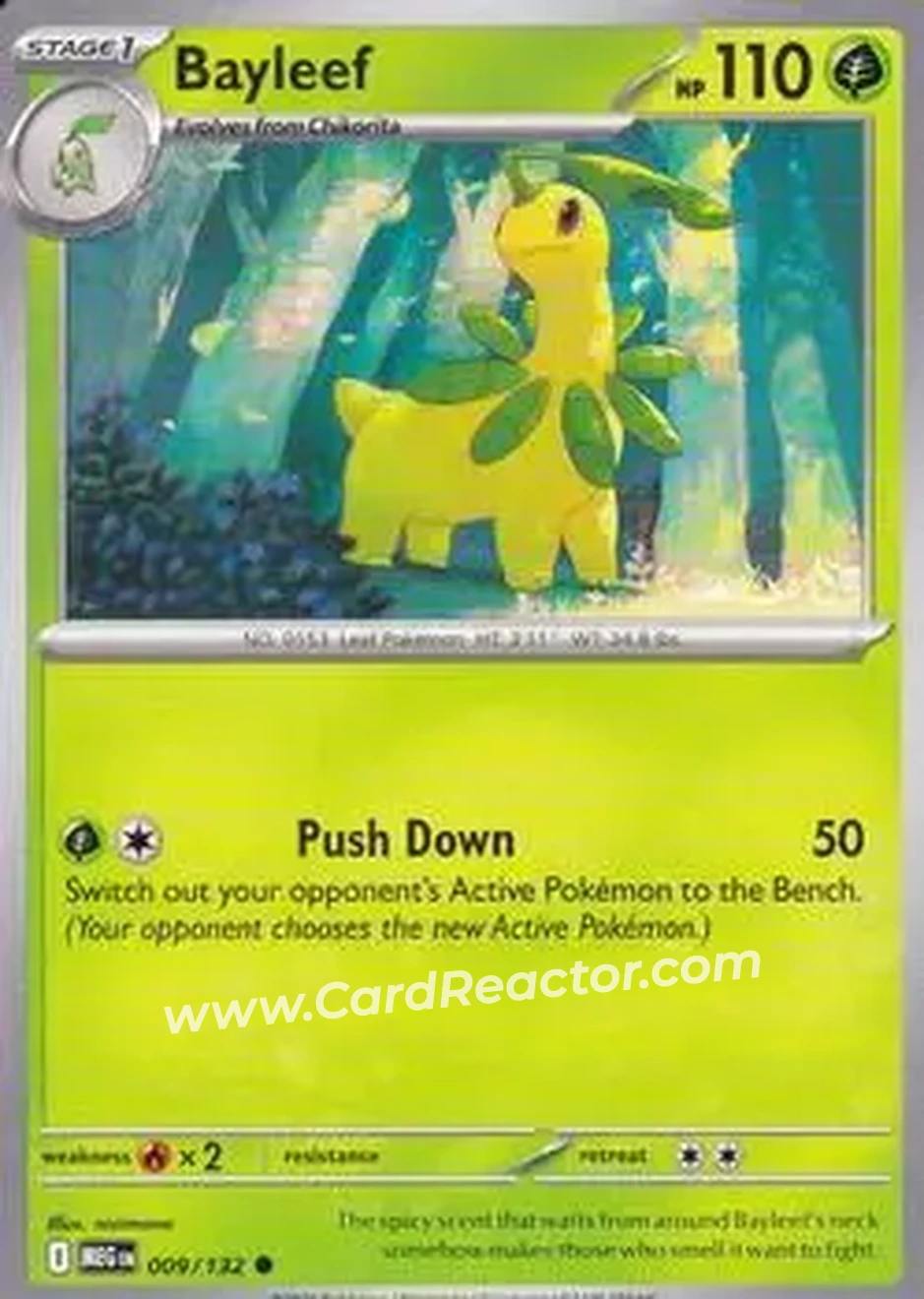 2025 Pokemon Mega Evolution #009/132 - Bayleef