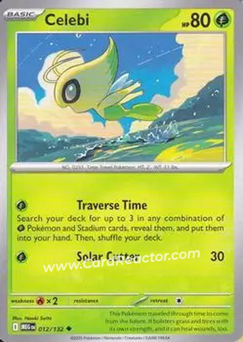 2025 Pokemon Mega Evolution #012/132 - Shining Celebi