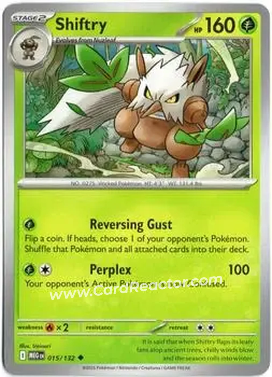 2025 Pokemon Mega Evolution #015/132 - Shiftry