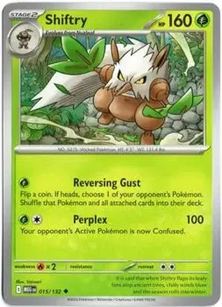 2025 Pokemon Mega Evolution #015/132 Shiftry