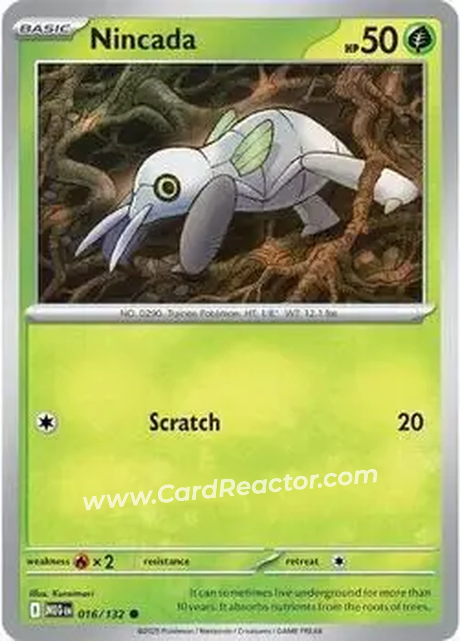2025 Pokemon Mega Evolution #016/132 - Nincada