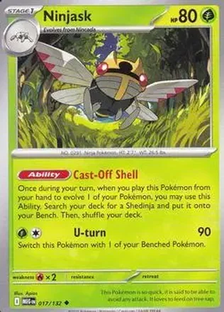 2025 Pokemon Mega Evolution #017/132 Ninjask