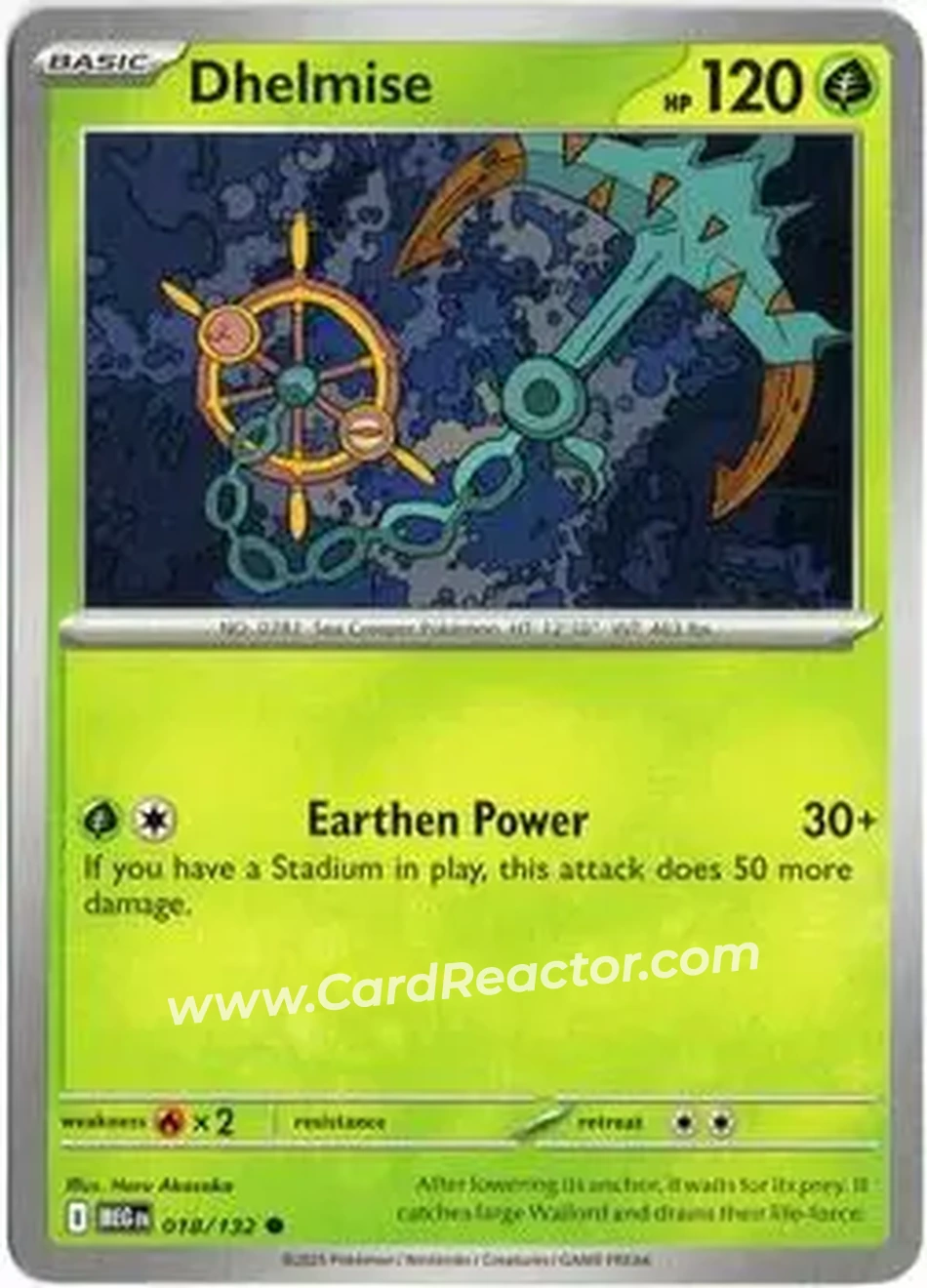 2025 Pokemon Mega Evolution #018/132 - Dhelmise