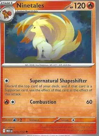 2025 Pokemon Mega Evolution #020/132 - Ninetales