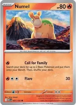 2025 Pokemon Mega Evolution #021/132 Numel