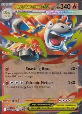 2025 Pokemon Mega Evolution #022/132 Camerupt