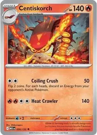 2025 Pokemon Mega Evolution #030/132 - Centiskorch