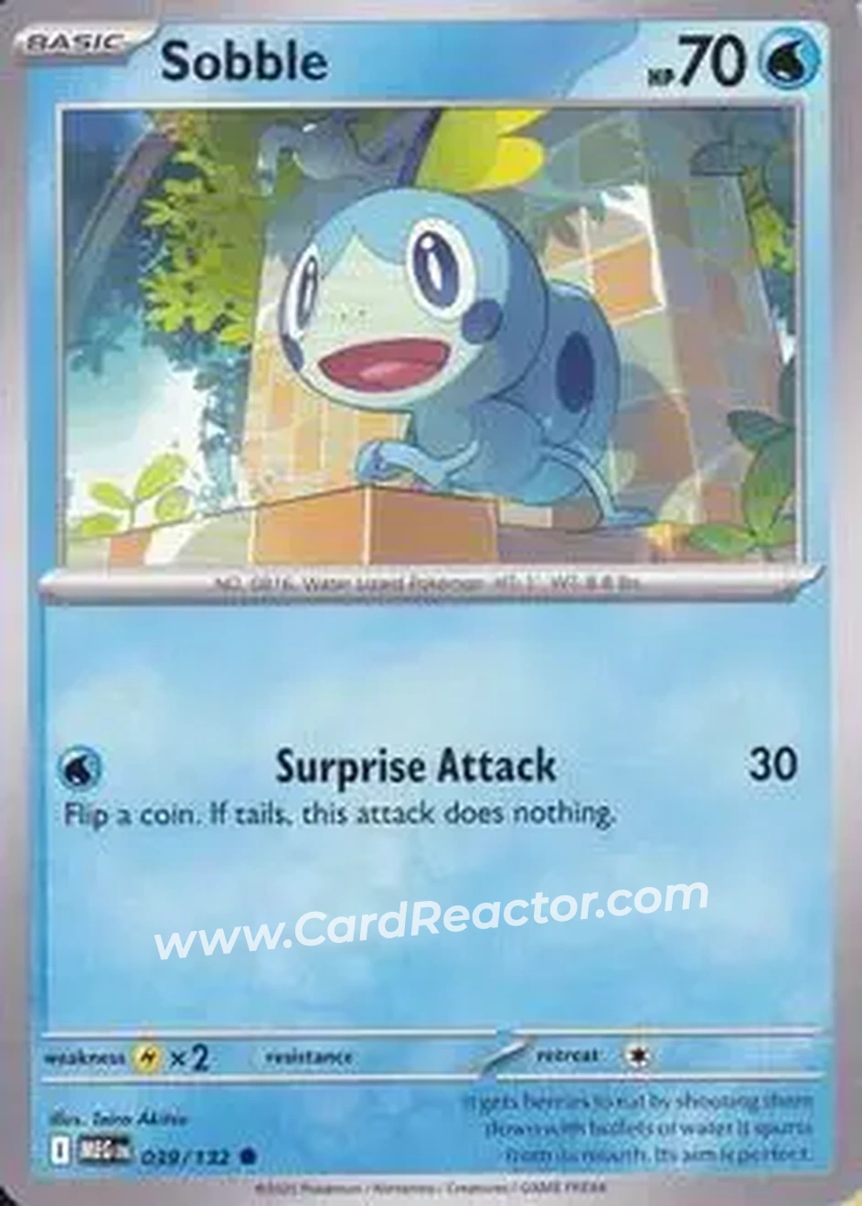 2025 Pokemon Mega Evolution #039/132 - Sobble - Front