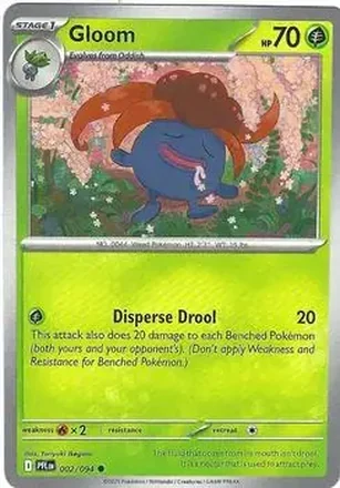 2025 Pokemon Mega Evolution Phantasmal Flames #002/094 Gloom