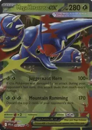 2025 Pokemon Mega Evolution Phantasmal Flames #004/094 - ヘラクロス