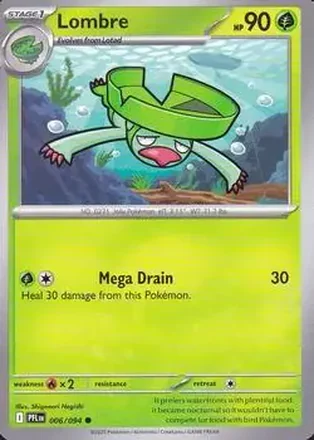 2025 Pokemon Mega Evolution Phantasmal Flames #006/094 Lombre