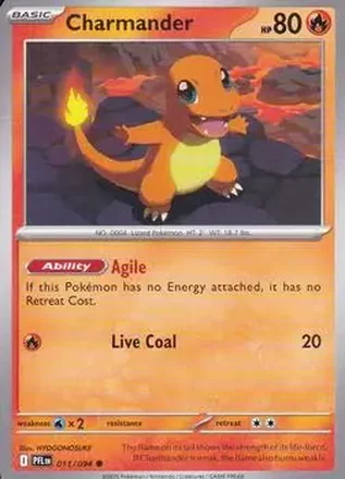 2025 Pokemon Mega Evolution Phantasmal Flames #011/094 - Charmander