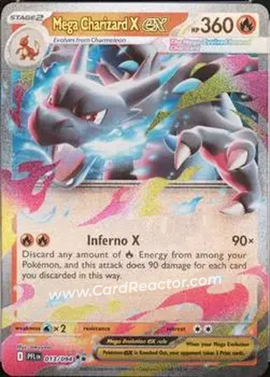 2025 Pokemon Mega Evolution Phantasmal Flames #013/094 - Charizard - Front