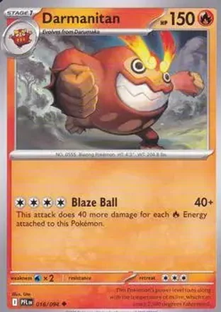 2025 Pokemon Mega Evolution Phantasmal Flames #016/094 Darmanitan