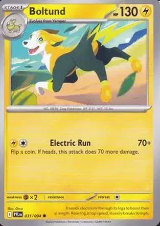 2025 Pokemon Mega Evolution Phantasmal Flames #031/094 - Boltund
