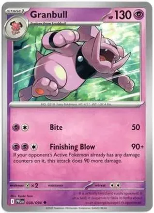 2025 Pokemon Mega Evolution Phantasmal Flames #038/094 - Granbull