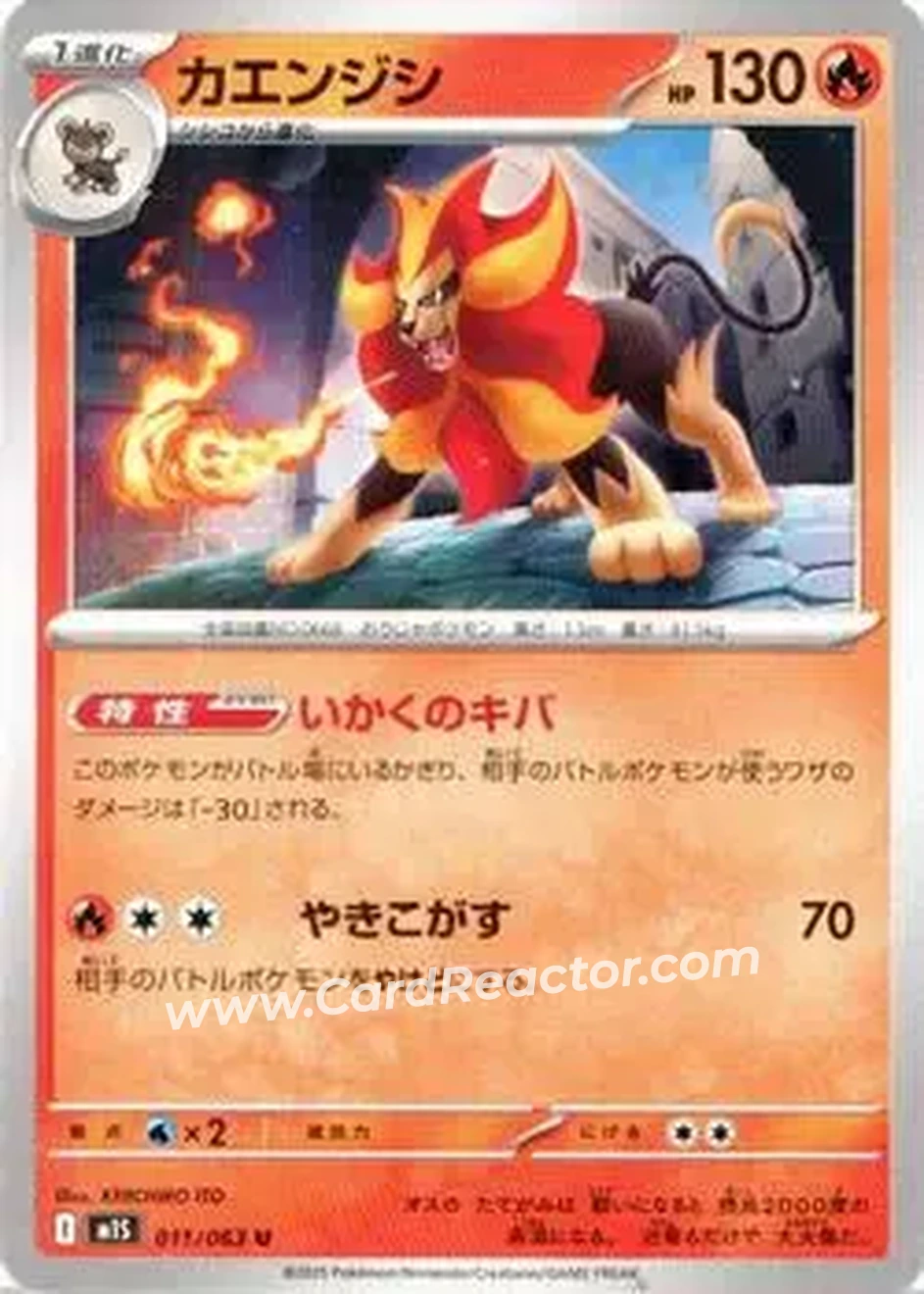 2025 Pokemon Mega Symphonia (Japanese) #11 - Pyroar