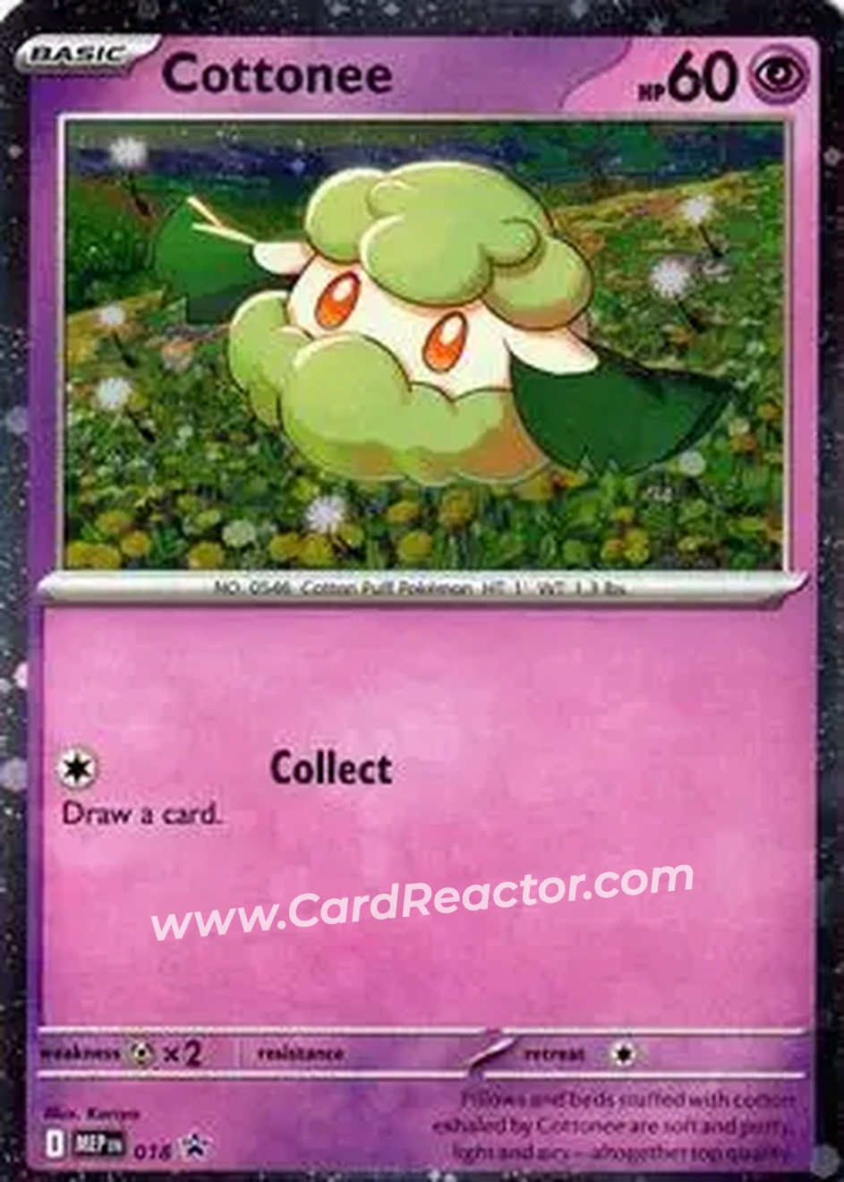 2025 Pokemon MEP Black Star Promos #018 - Cottonee