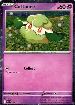 2025 Pokemon MEP Black Star Promos #018 - Cottonee