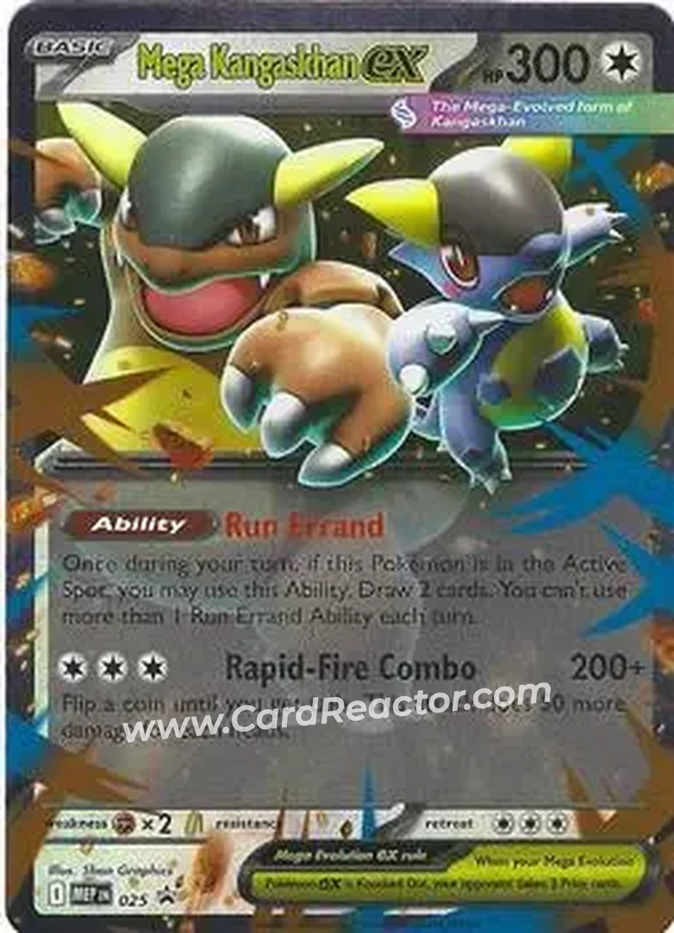 2025 Pokemon MEP Black Star Promos #025 - Kangaskhan - Front