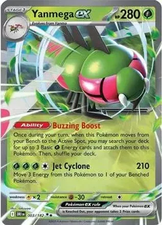 2025 Pokemon Scarlet & Violet Destined Rivals #003/182 Yanmega