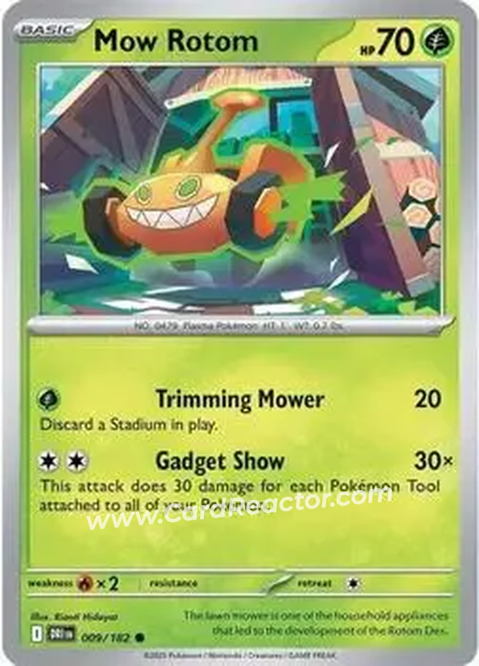 2025 Pokemon Scarlet & Violet Destined Rivals #009/182 - Rotom