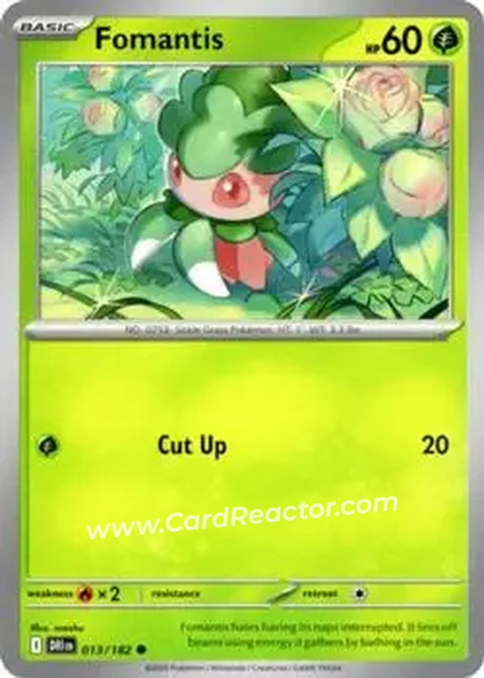 2025 Pokemon Scarlet & Violet Destined Rivals #013/182 - Fomantis
