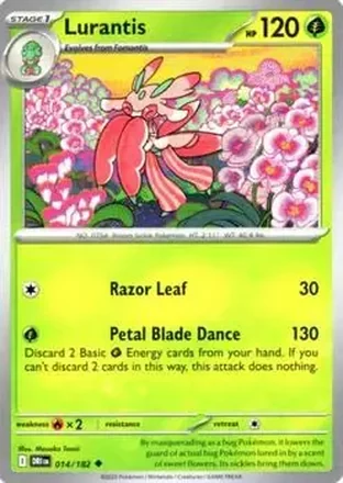 2025 Pokemon Scarlet & Violet Destined Rivals #014/182 - Lurantis ex