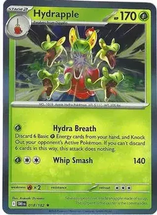 2025 Pokemon Scarlet & Violet Destined Rivals #018/182 Hydrapple