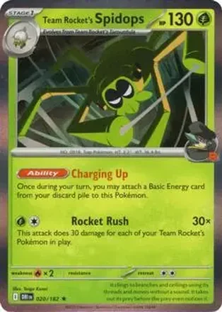 2025 Pokemon Scarlet & Violet Destined Rivals #020/182 ロケット団のワナイダー