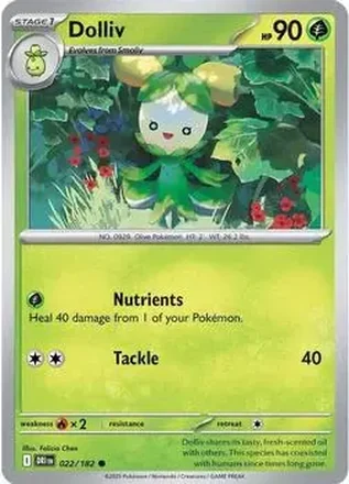2025 Pokemon Scarlet & Violet Destined Rivals #022/182 オリーニョ