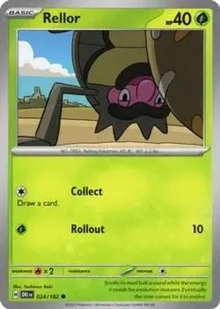 2025 Pokemon Scarlet & Violet Destined Rivals #024/182 Rellor