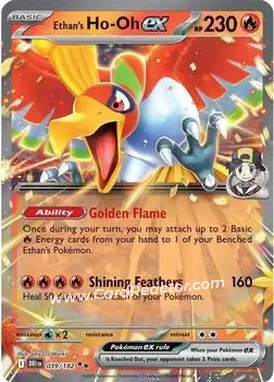 2025 Pokemon Scarlet & Violet Destined Rivals #039/182 - Ho-Oh