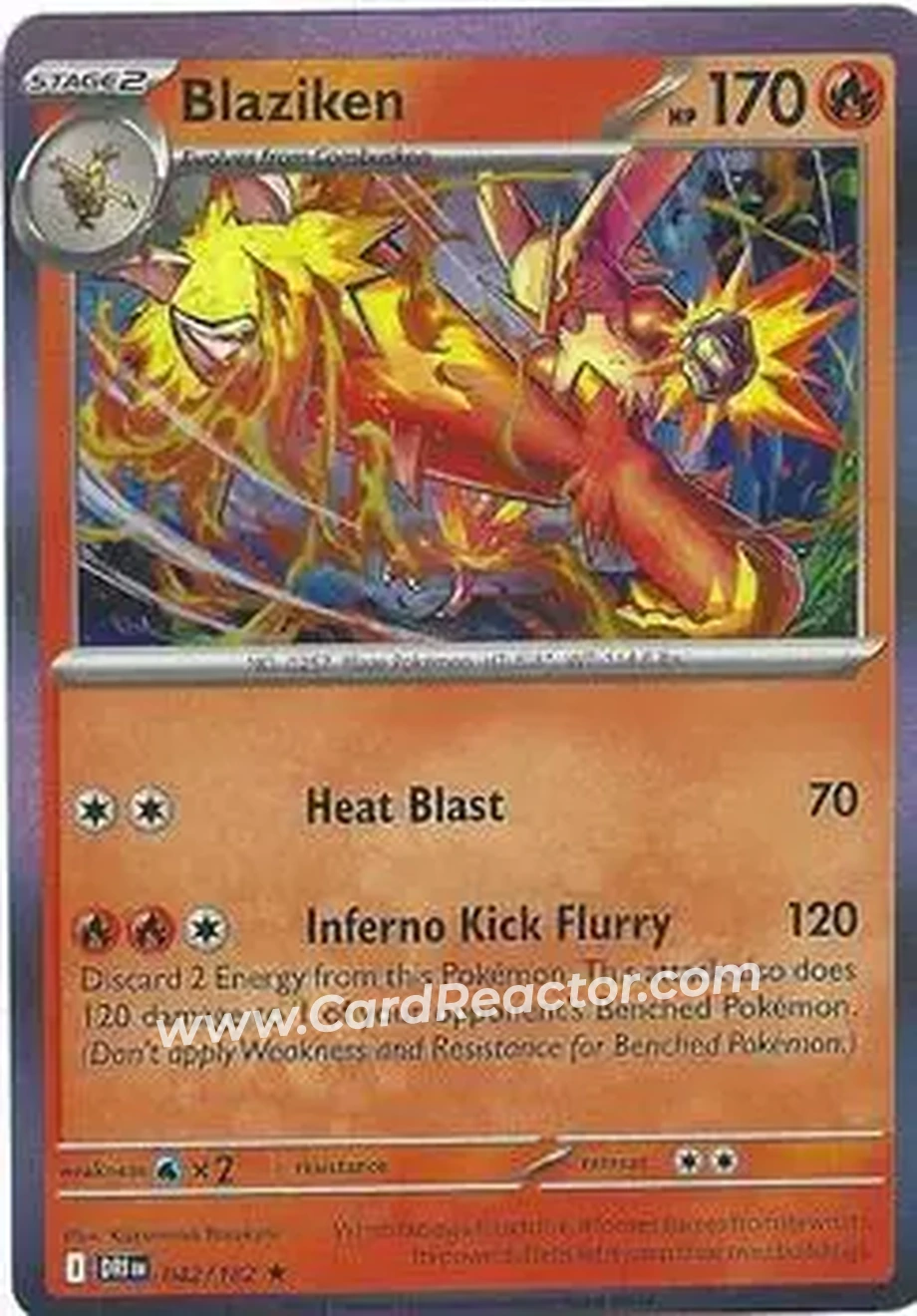 2025 Pokemon Scarlet & Violet Destined Rivals #042/182 - バシャーモ
