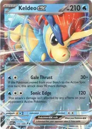 2025 Pokemon Scarlet & Violet White Flare #030/086 - Keldeo