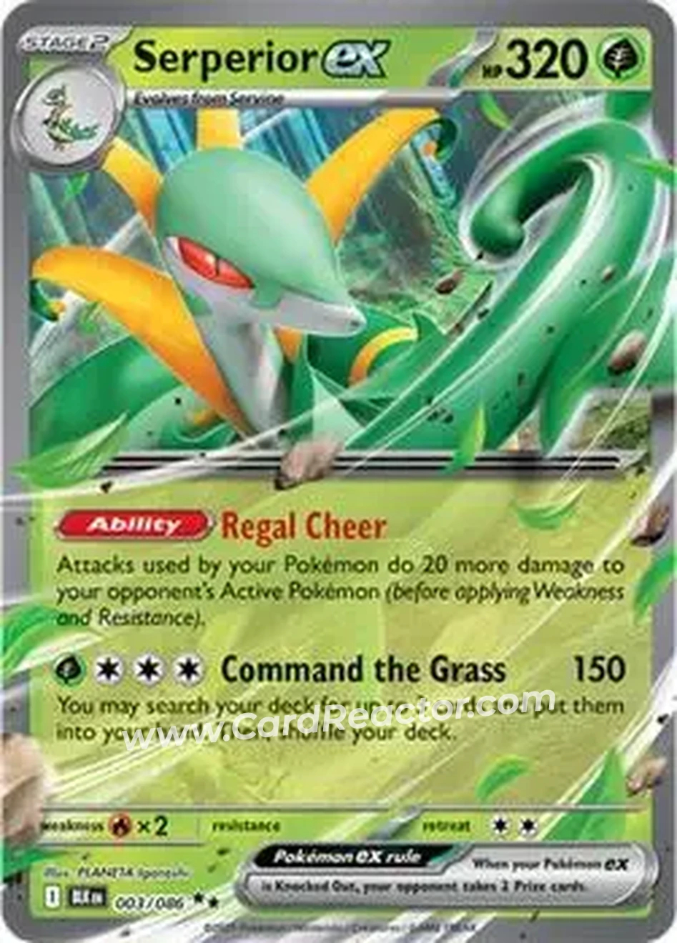 2025 Pokémon Scarlet & Violet Black Bolt #003/086 - ジャローダ