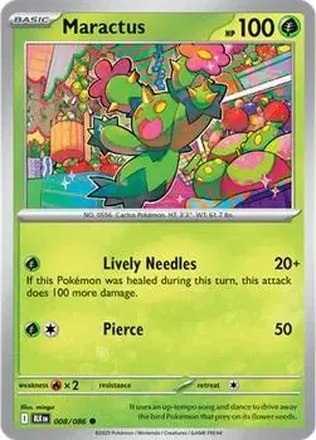 2025 Pokémon Scarlet & Violet Black Bolt #008/086 - Maractus