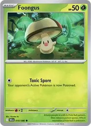 2025 Pokémon Scarlet & Violet Black Bolt #010/086 - タマゲタケ