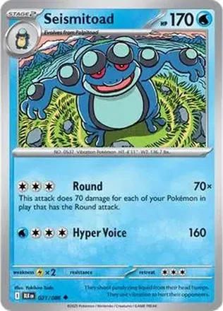 2025 Pokémon Scarlet & Violet Black Bolt feature card