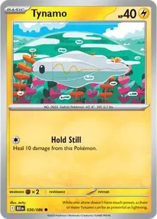 2025 Pokémon Scarlet & Violet Black Bolt #030/086 - Tynamo
