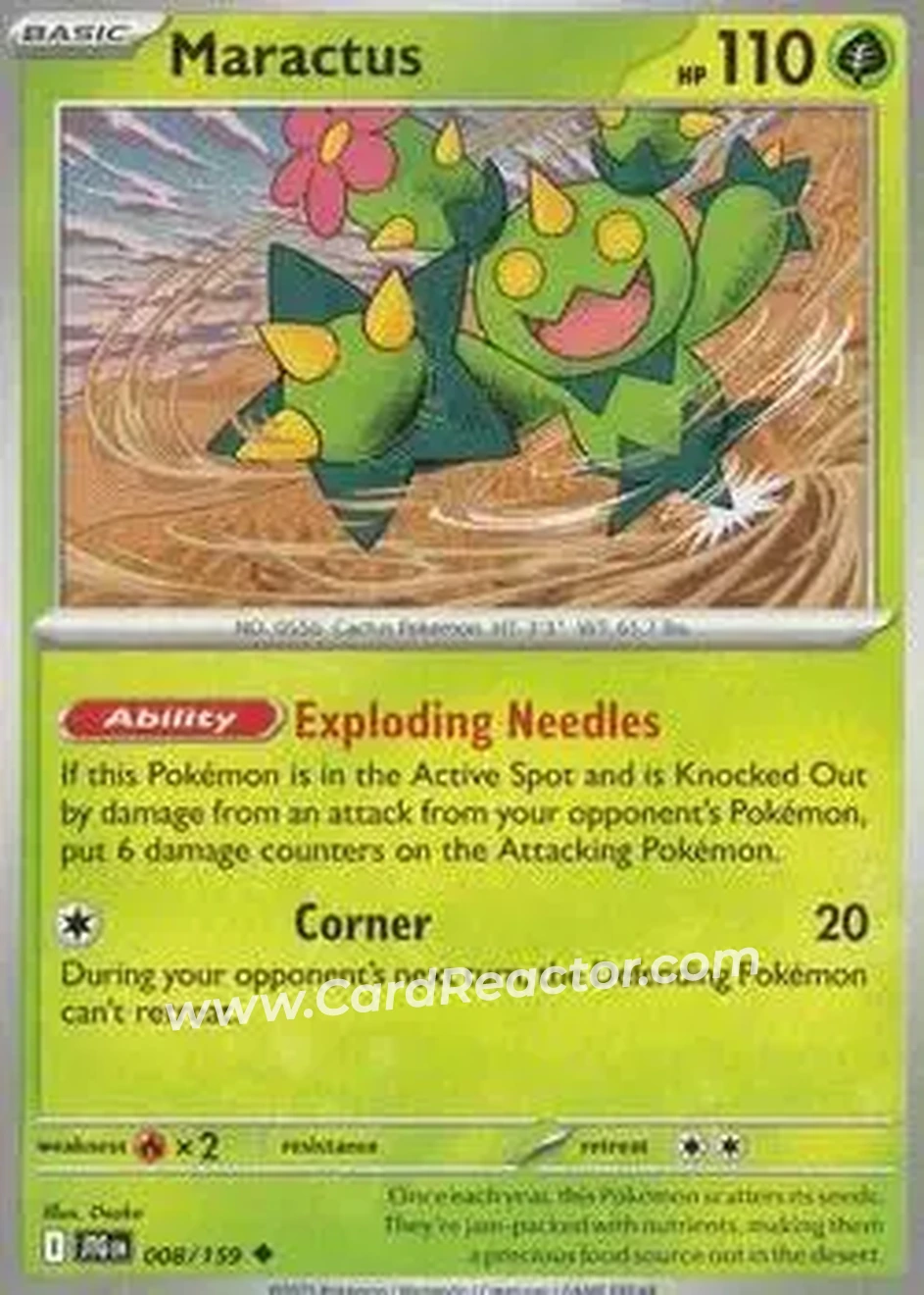 2025 Pokémon Scarlet & Violet Journey Together #008/159 - Maractus