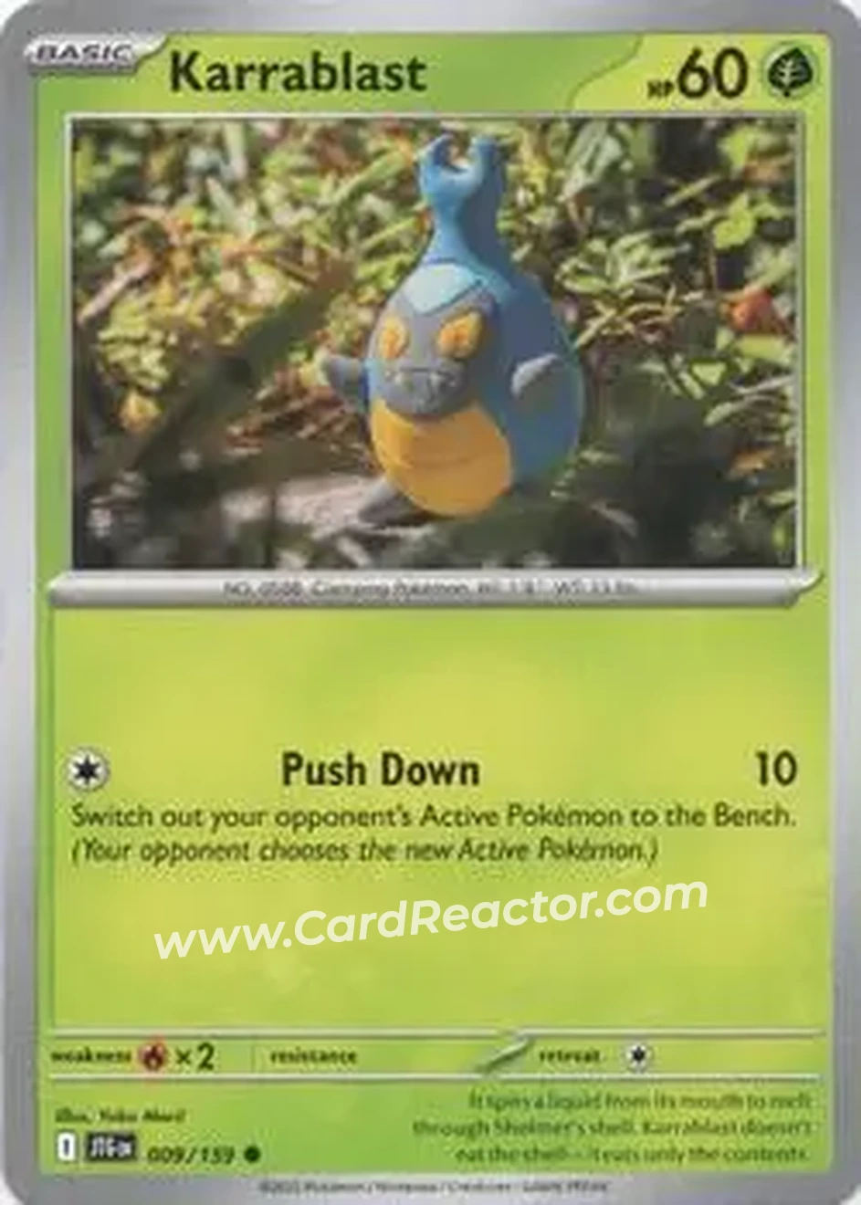 2025 Pokémon Scarlet & Violet Journey Together #009/159 - カブルモ - Front