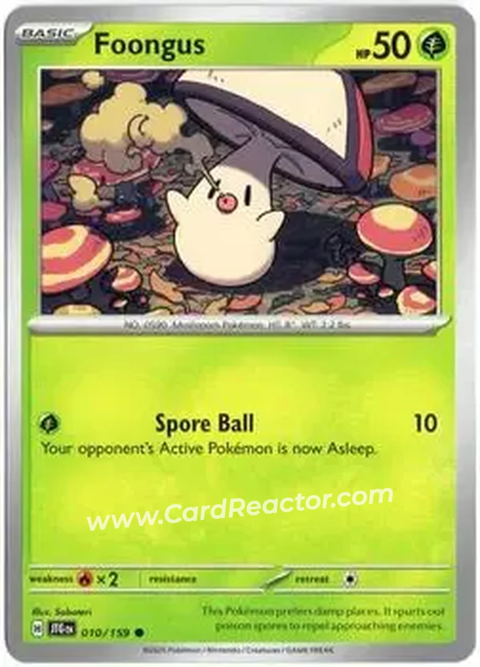 2025 Pokémon Scarlet & Violet Journey Together #010/159 - タマゲタケ - Front
