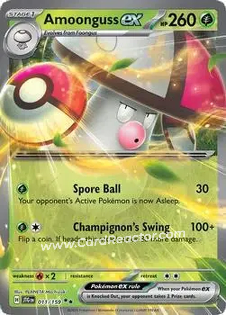 2025 Pokémon Scarlet & Violet Journey Together #011/159 - モロバレル - Front