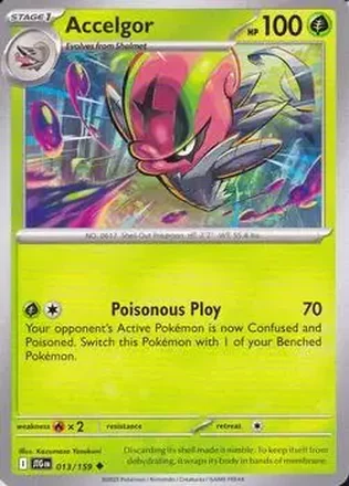 2025 Pokémon Scarlet & Violet Journey Together #013/159 - Accelgor