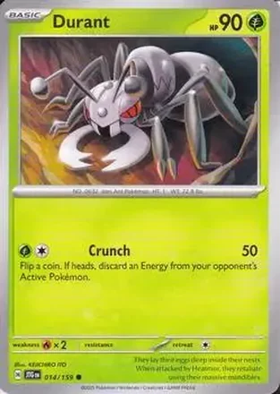 2025 Pokémon Scarlet & Violet Journey Together #014/159 - Durant