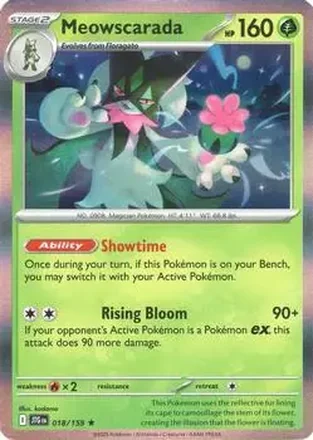 2025 Pokémon Scarlet & Violet Journey Together #018/159 Meowscarada